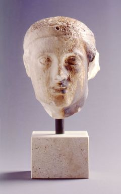 Lapithhoved fra Parthenon. Foto: John Lee, Nationalmuseet.