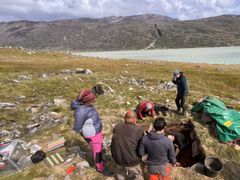 Excavation. Photo: Michael Nielsen, Greenland National Museum and Archives.