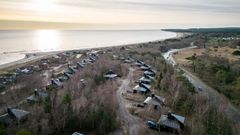 Dronningens Ferieby i Grenå ligger ud til en af Danmarks bedste badestrande