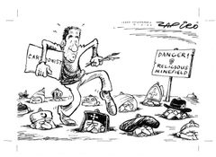 Zapiro, Religious Minefield, 2006