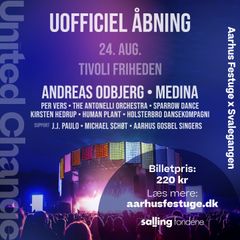 Plakat for Uofficiel Åbning – United Change