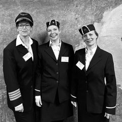 Det Finurlige Flyselskab består af Marlene Holm, Astrid Stegeager og Sidsel Fangel.