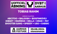 Program for showet 'Uofficiel Åbning - Dybt i Aarhus