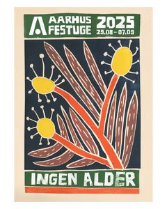 Festugeplakaten 2025 skabt af kunstner Peter Larsen