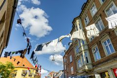 Foto fra jubilæumsarrangementet i Aarhus Midtby 'Hele Aarhus Fejrer'.