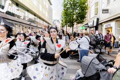 Foto fra jubilæumsarrangementet i Aarhus Midtby 'Hele Aarhus Fejrer'.