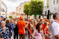 Foto fra jubilæumsarrangementet i Aarhus Midtby 'Hele Aarhus Fejrer'.