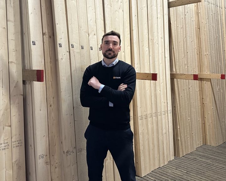 Ny trælastdirektør Daniel Sørensen ser frem til at udvikle STARK forretningen i Grenaa med fokus på kunderne.