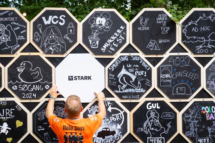 Wall of Smukcrew hylder alle de frivillige på Smukfest
