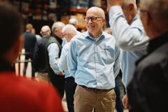 Jan Breinholt, logistikdirektør i STARK Danmark, deltog også i den oficielle åbning.