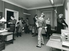 Pausemotion på kontoret, 1979