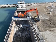 Håndtering af bulk på Hanstholm Havn