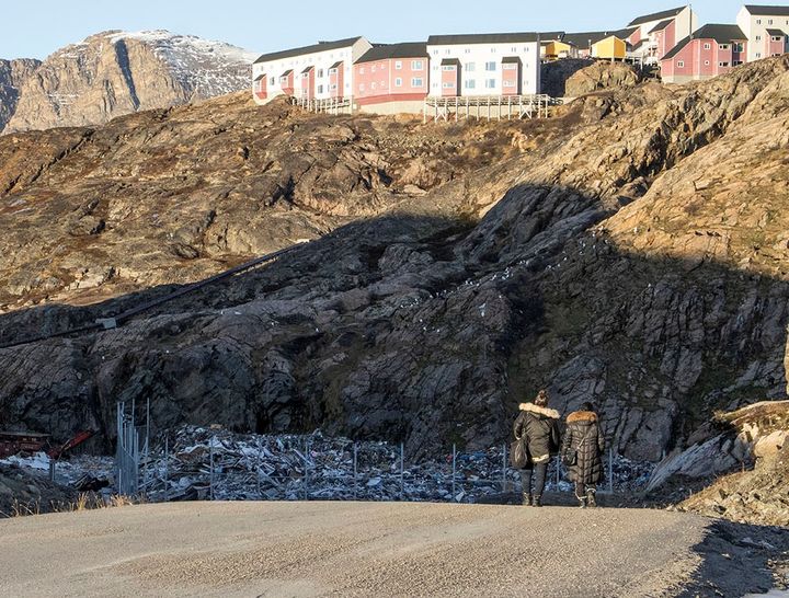 Losseplads i Sisimiut, Grønland. Foto: Arnajaraq Støvlbæk