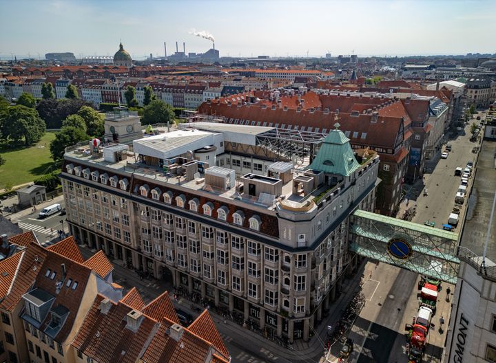 Filmtaget ligger i 5. sals højde i Gothersgade 55 i centrum af Købehavn. Foto: Bjørn Pierri Enevoldsen