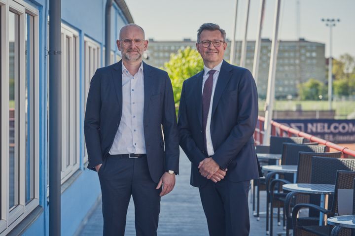 Mads-Ole Astrupgaard (th) ny bestyrelsesleder i Green Power Denmark og Kristoffer Böttzauw