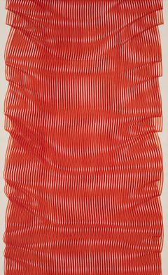 Bitten Hegelund, Pleat Orange, 2005. Designmuseum Danmark. Foto: Pernille Klemp