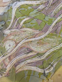 Nikoline Liv Andersen, udsnit af værk. Foto: Courtesy kunstneren