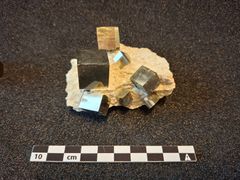 Mineralet Pyrit fra Navajun i Spanien