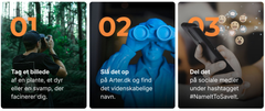 Guide til at deltage i Naturens Navnedag-kampagnen.