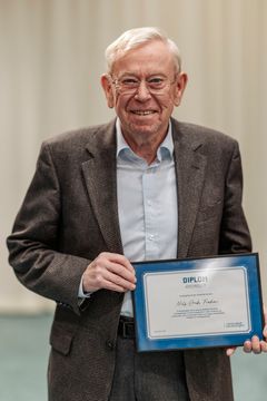 Nils-Erik Fiehn til Tandlægeforeningens hovedgeneralforsamling i Vejle.