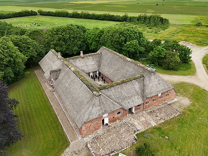 Gården Nørre Sødam var en af de bygninger, der blev præmieret for 2023. Bygningen er ejet af Realdania