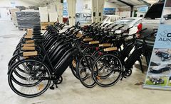 På auktion nr. 8787 bliver det også muligt at byde på én eller flere fine ubrugte BioMega elcykler.
