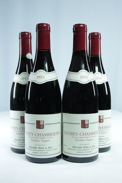 8 flasker Gevrey-Chambertin, 2012, Vieilles Vignes Gevrey-Chambertin, Sérafin Pére & Fils, Frankrig, rødvin, lot 386