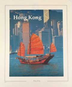 Frimærkesamlingen fra Hong Kong i 1997 symboliserer skiftet fra Britisk til Kinesisk styre