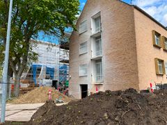 Rosenparken, Nakskov Almene Boligselskab under renovering. Foto: Boligkontoret Danmark