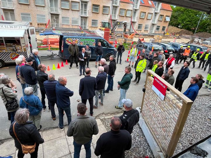 Rejsegilde i Rosenparken, Nakskov Almene Boligselskab. Foto: Boligkontoret Danmark.