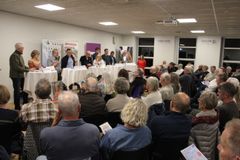 Panelet ved debatten