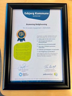 Bramming Boligforenings ESG-diplom