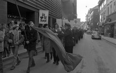 Demonstranter i Vestergade i 1970.