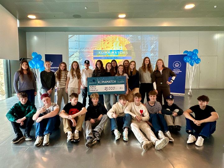 Det blev 8. klasse fra Køge Lille Skole, der vandt Klimamatch, hvor 253 klasser over hele Danmark dystede.