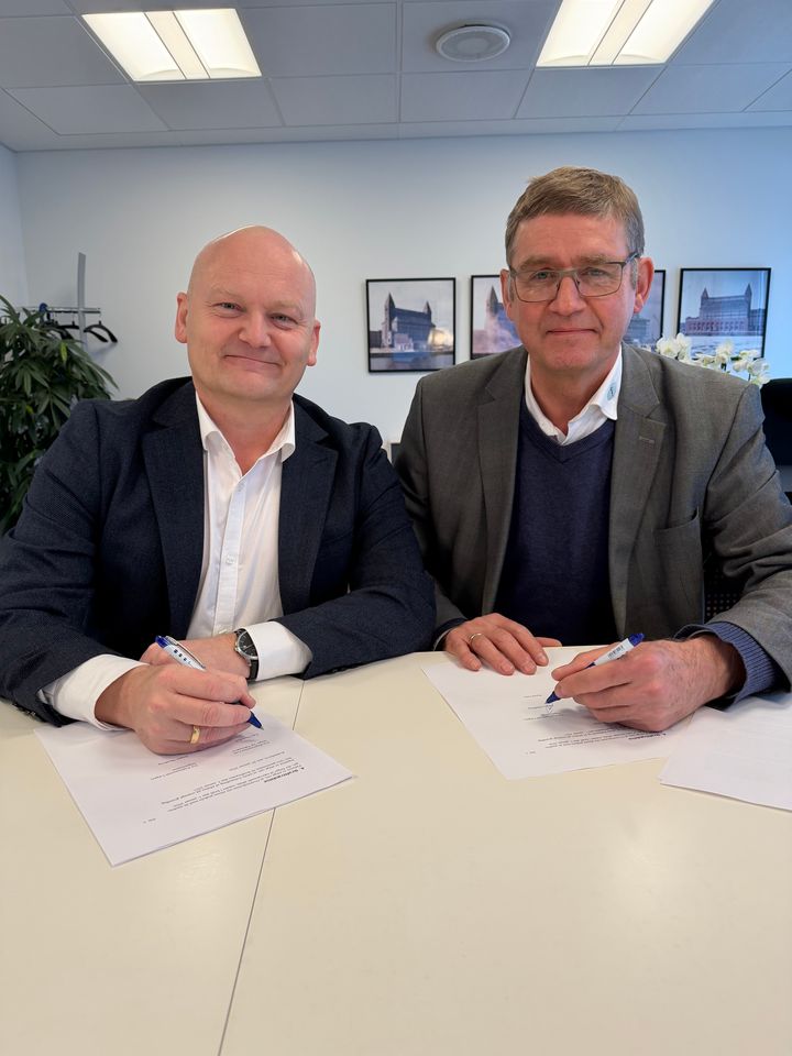 Formand for RLTN, Lars Gaardhøj (S) og formand for PLO, Jørgen Skadborg.