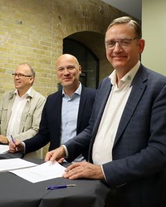 Anders Kühnau, formand for RLTN, og Jørgen Skadborg, formand for PLO