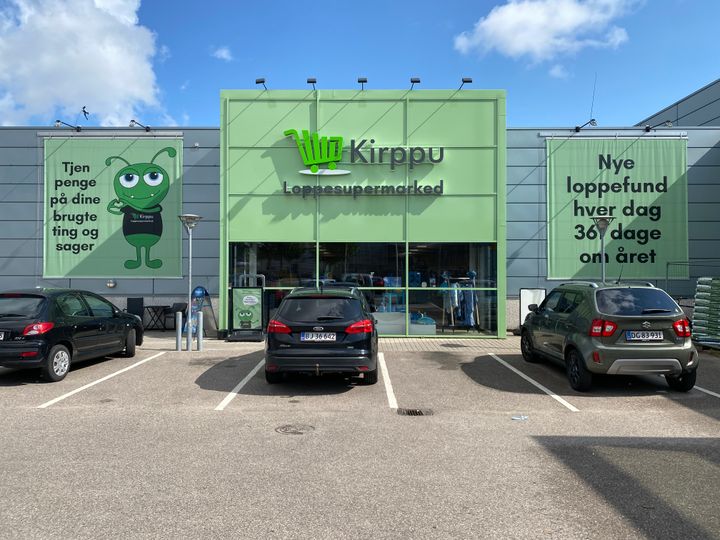 Kirppu Roskildes nye facade