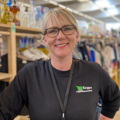 Butikschef i Kirppu Hillerød, Tina Olsen