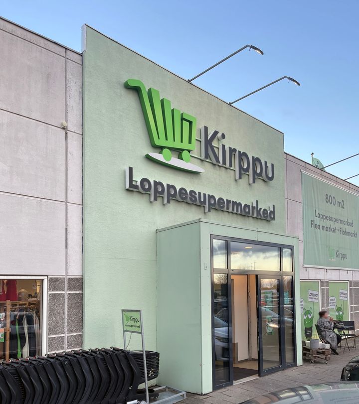 Facaden af Kirppu Tilst 2023.