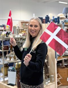 Karoline Dalgas er butikschef i Kirppu Aalborg og glæder sig til at fejre butikkens fødselsdag.