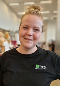 Butikschef Sandra Terese Jørgensen glæder sig til en festlig dag.