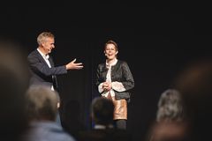 Mai Mercado åbnede messen med et oplæg om rengøringsfagets betydning for samfundet.