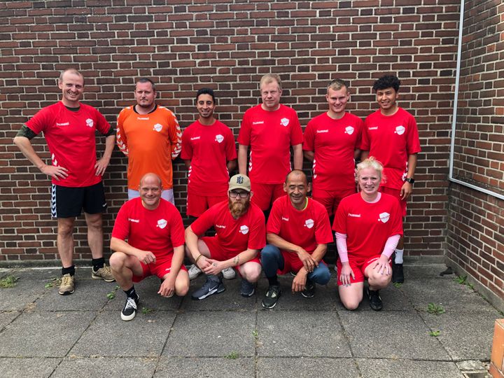 OMBOLD-holdet fra Sønderborg Boldklub der skal spille Nordisk Mesterskab