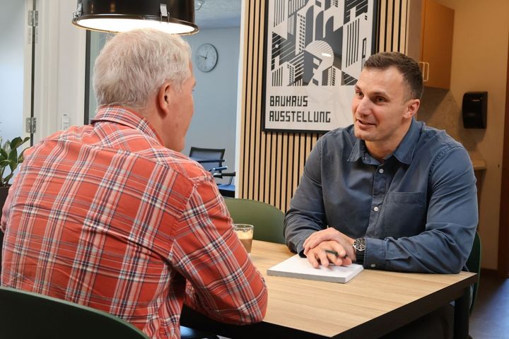 Tømrermester Christian Hansen har haft god gavn af sparringen med Erhvervshus Hovedstadens konsulent