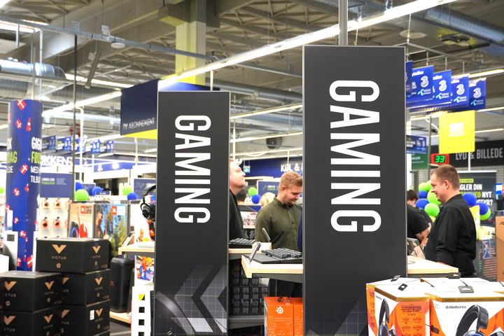 Elgiganten Odense har åbnet ny gaming-afdeling