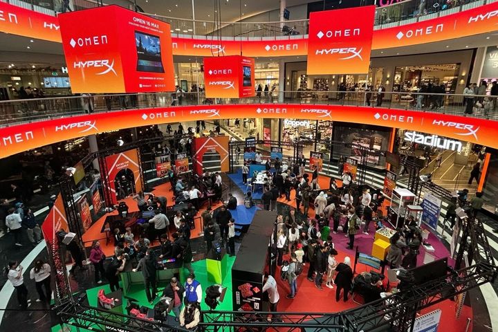 Foto fra Gaming Generations i Westfield Mall of Scandinavia, Stockholm.