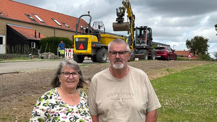 Fjernvarmen fra Verdo Varme er på vej til Lis og Steen Knudsen og de øvrige beboere i andeboligforeningen AB Stevnstrup.