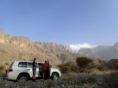 Bjergsektion i Oman Mountains analyseret under Bjerrum Lab Ekspedition. Foto: Simon R. Stenger