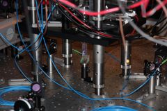 Section of the quantum simulator at the Quantum for Life Centre (credit: University of Copenhagen)