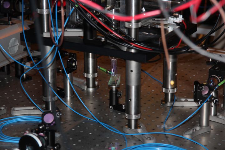 Section of the quantum simulator at the Quantum for Life Centre (credit: University of Copenhagen)